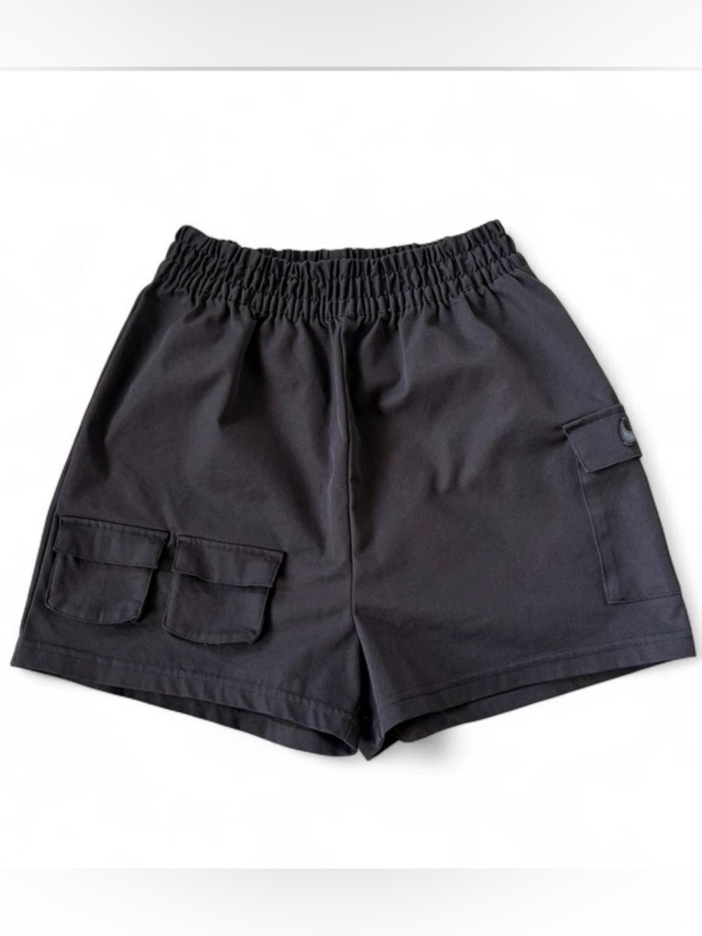 Nike Women's Charcoal Athletic Cargo Shorts